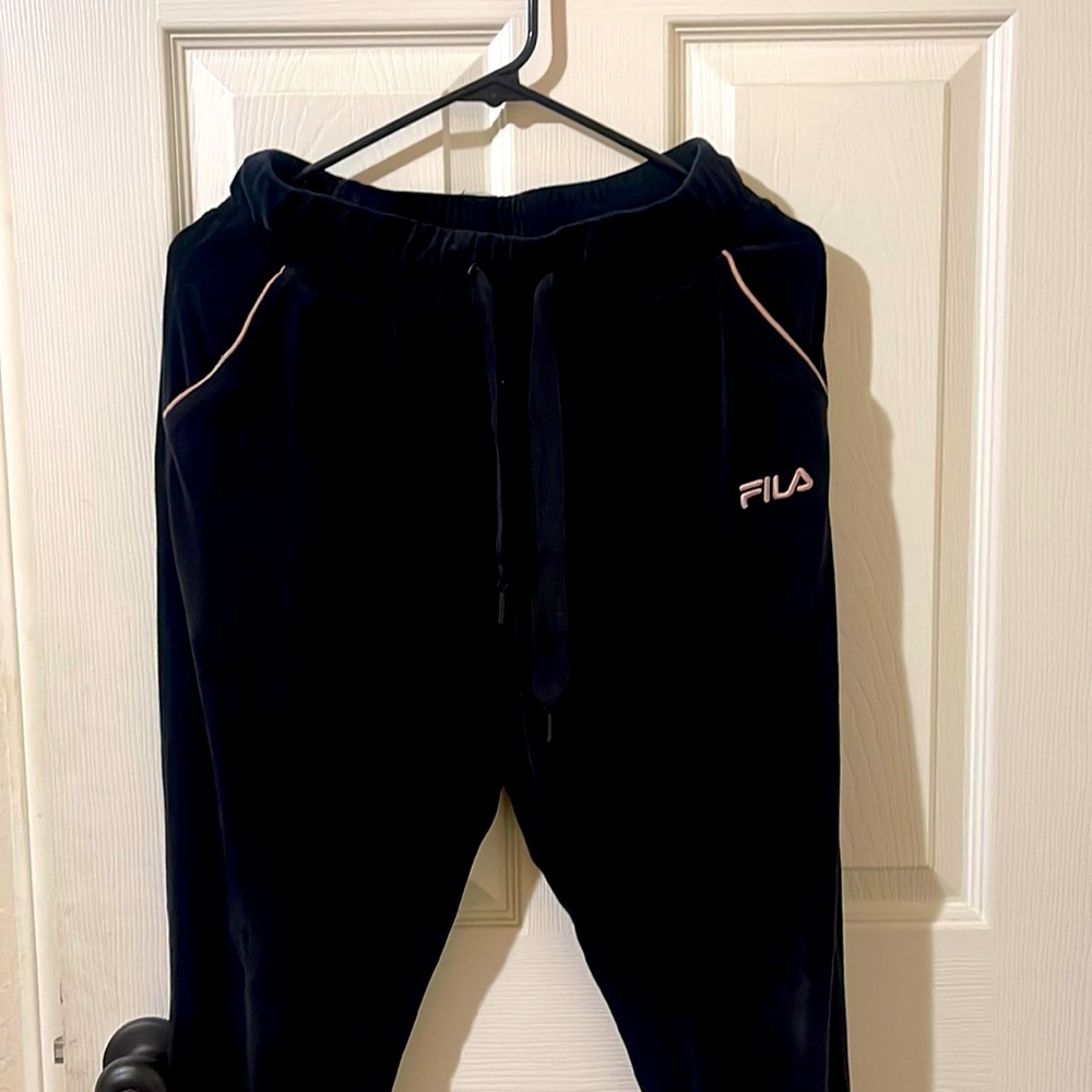 Black Fila jogger